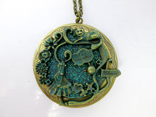Load image into Gallery viewer, fairytale wonderland locket necklace